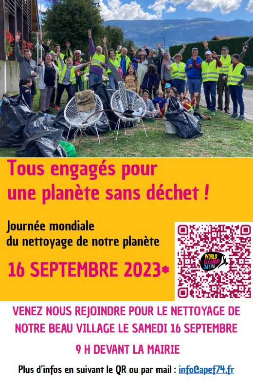 Affiche World Cleanup Day 2023